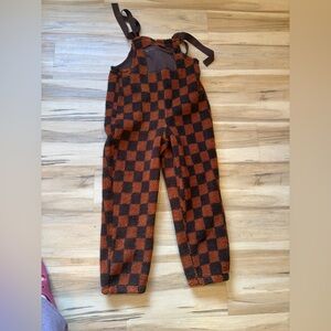 Lucy & Yak fleece dungarees